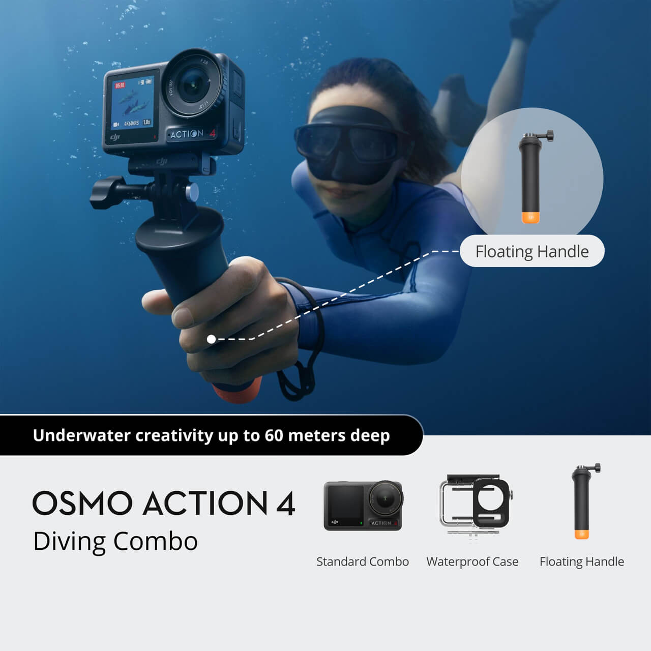 DJI Osmo Action 4 Waterproof Action Camera