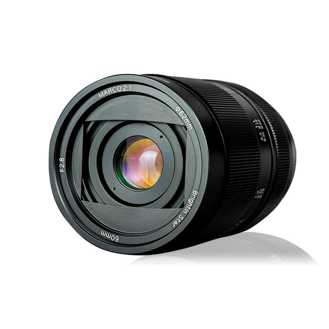 Brightin Star 60mm F2.8 2X Macro Manual Mirrorless Camera Lens