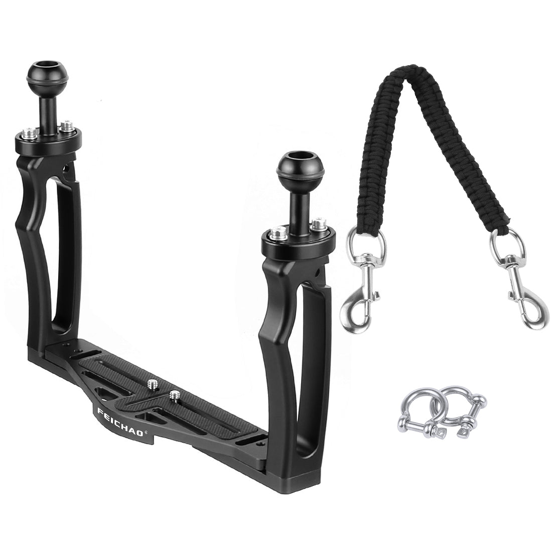 Feichao Adjustable Dual Handle Camera Rig For GoPro Canon Sony