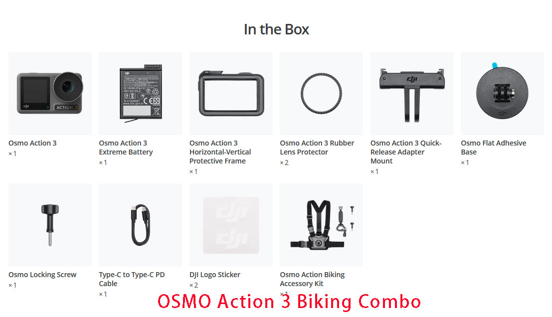 DJI Osmo Action 3  4K/120fps Dual Touchscreens Camera