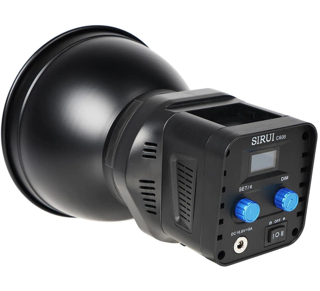 SIRUI C60B 60W Silent Portable LED Spot Video Light  For Vlogging Streaming