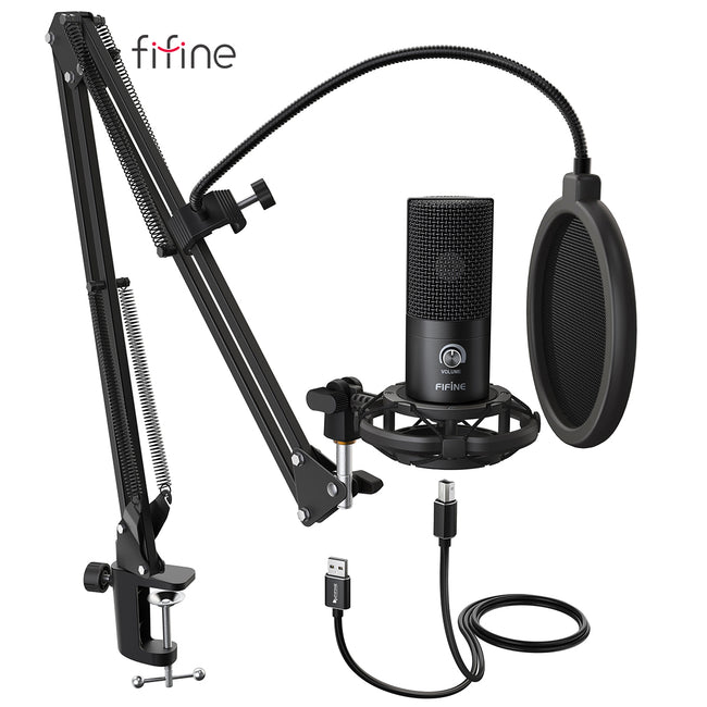 FIFINE T669 Studio Condenser USB Computer Microphone Kit