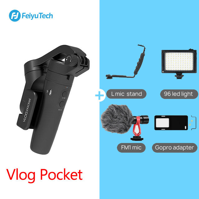Feiyu Vlog Pocket 3-Axis Handheld Gimbal Smartphone Stabilizer