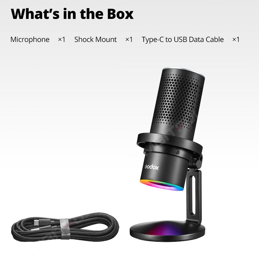 Godox EM68X RGB USB  Condenser Microphone
