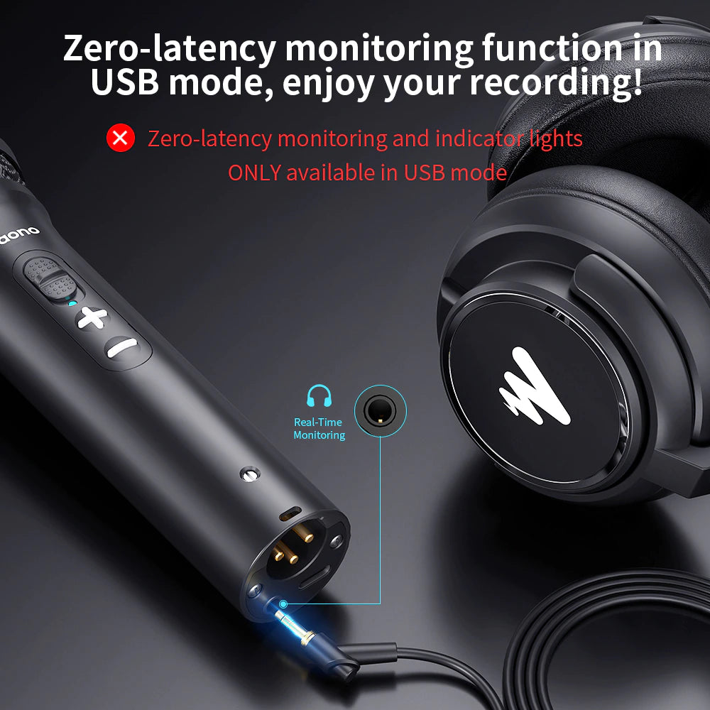 MAONO HD300T 300S USB/XLR Dynamic Broadcast Microphone