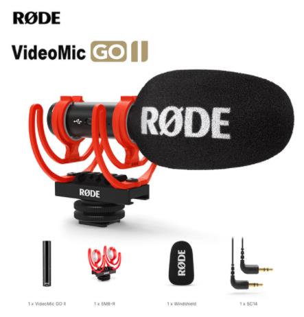RODE VideoMic Go II On-Camera Shotgun Microphone