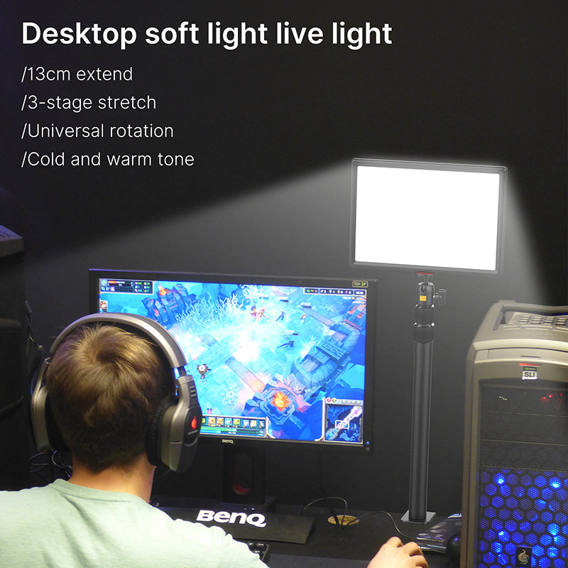 VIJIM K4 Desktop LED Panel Light FOR Live Stream