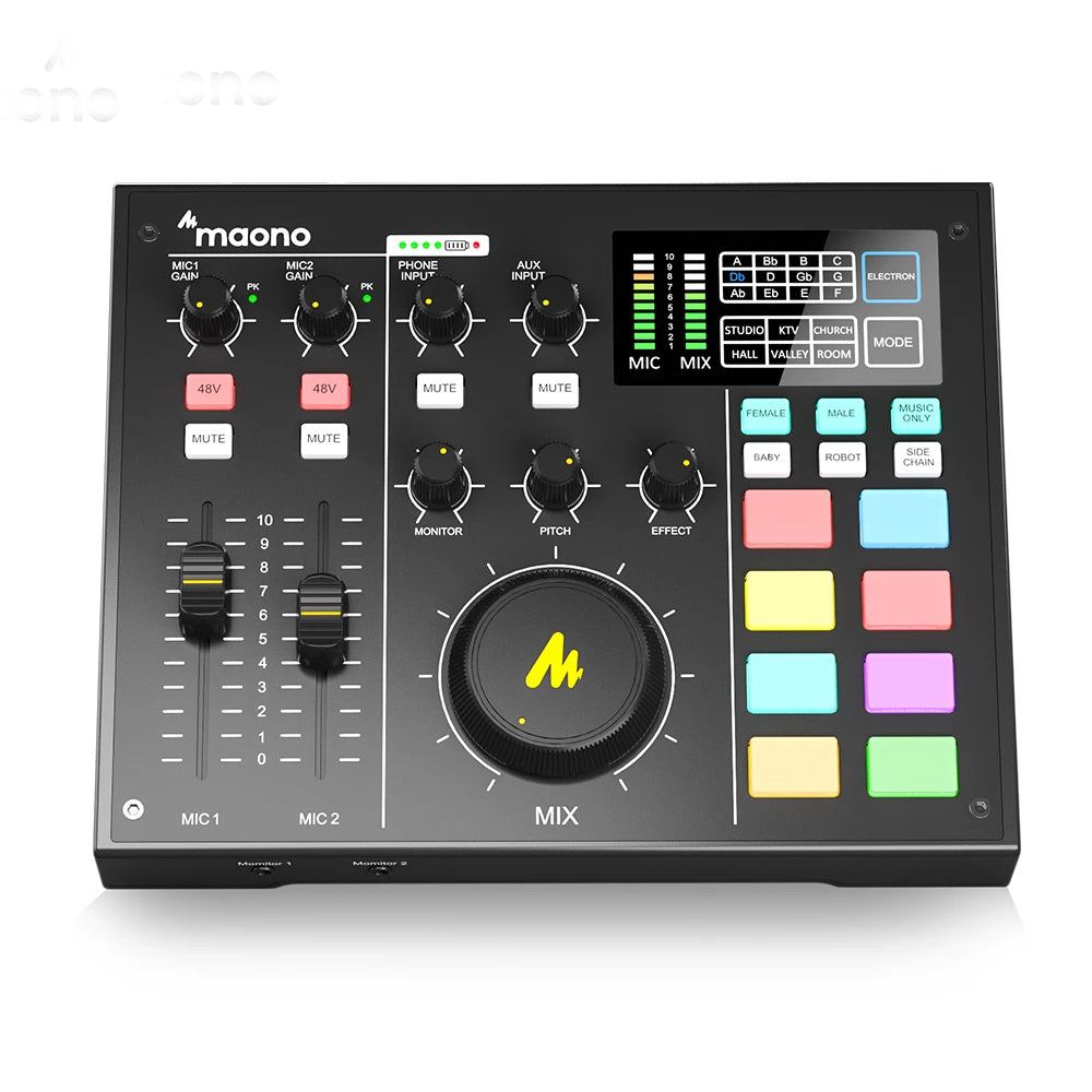 Maono AM100 Podcast Production Studio Sound Card
