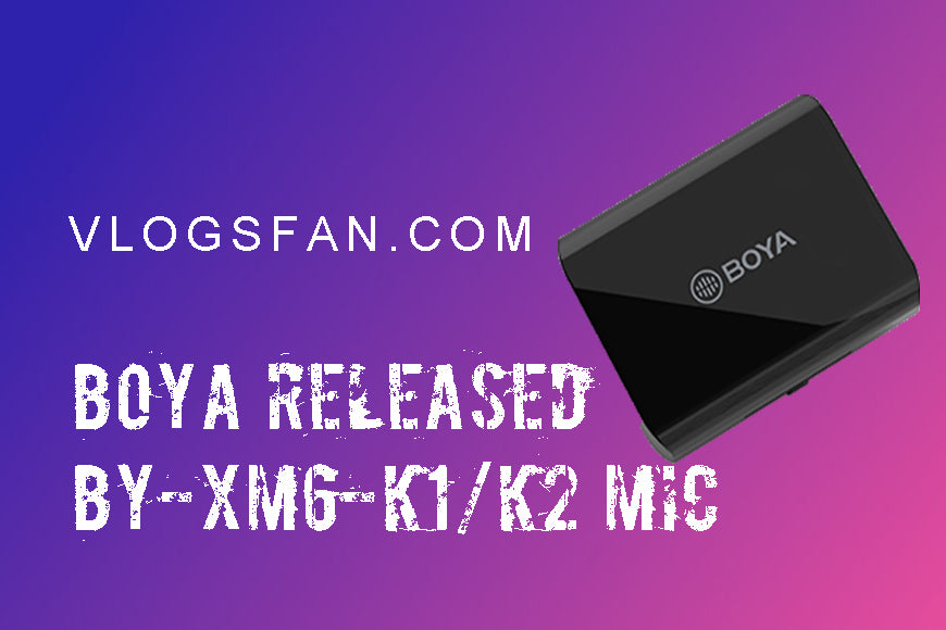 BOYA Released BY-XM6-K1/K2 2.4GHz Mini Dual-Channel Wireless Microphone System