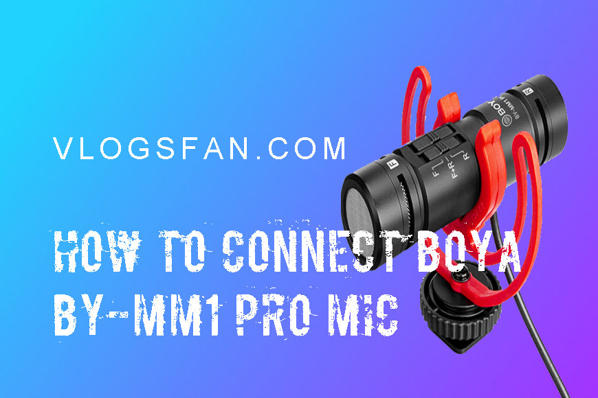 How to connect BOYA BY-MM1 Pro microphone to computer?