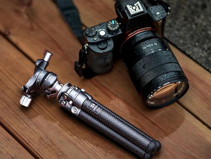 What are the two types of Camera tripods?