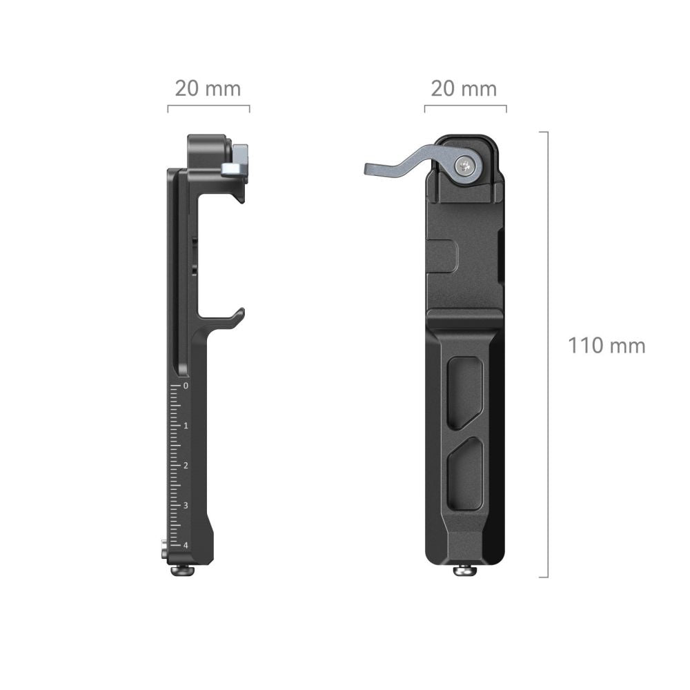 SmallRig Arca-Swiss Mount Plate，Extended vertical Arm for DJI RS 3 Mini