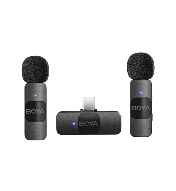 BOYA BY-V20 Wireless Lavalier Lapel Microphone for Type-C Android phone
