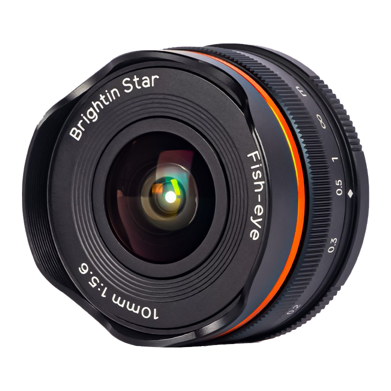 Brightin Star 10mm F5.6 Fisheye Wide Angle Prime Manual Focus Camera Lens