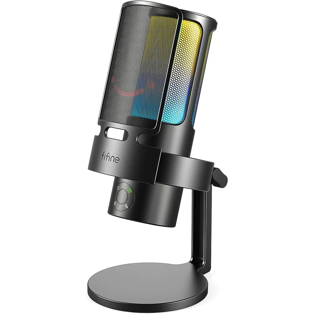 FIFINE Ampligame A8 PLUS USB MIC with Contrallable RGB