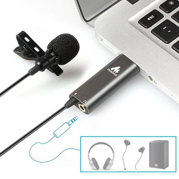 MAONO AU-UL10 USB 2.0 Lapel Lavalier Microphone