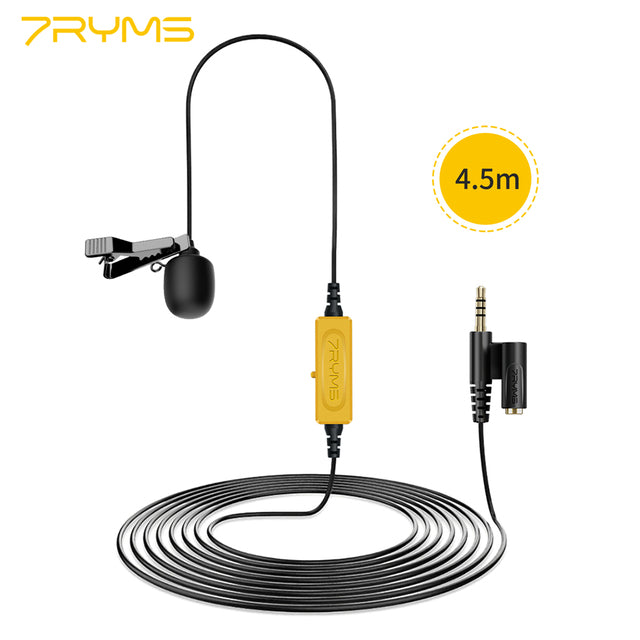 7RYMS S.LAV 01 Lavalier Microphone for DSLR Camera/Smartphone