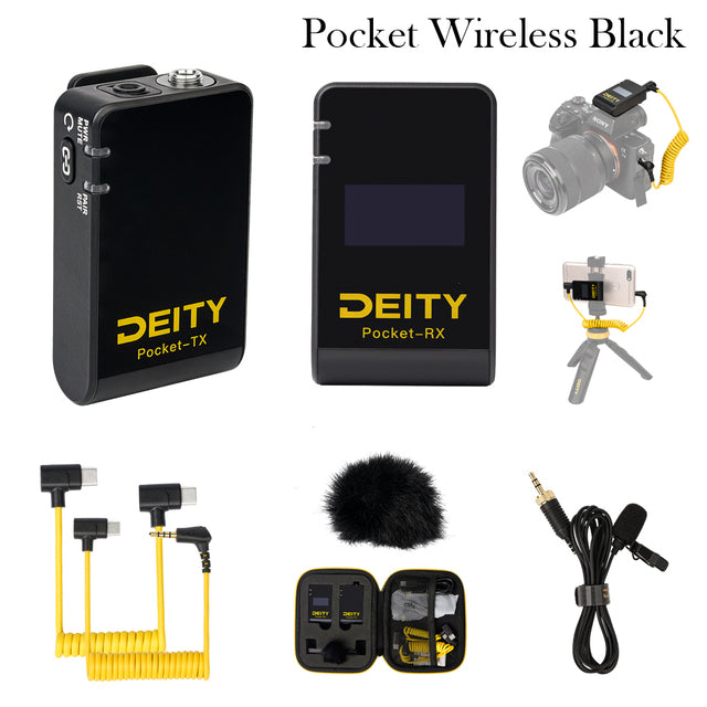 Deity Pocket Wireless Microphone For Vlog Video DSLR Smartphone