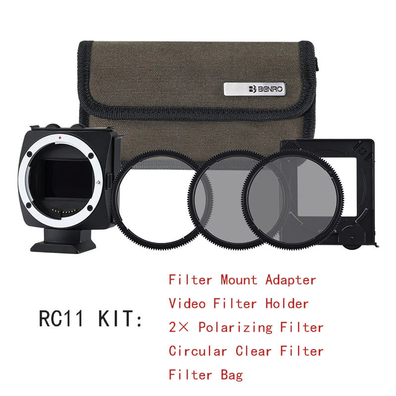 BENRO Aureole Filter Kit Video Filter Holder Modular 3-In-1 Embedded Clip-in Filter