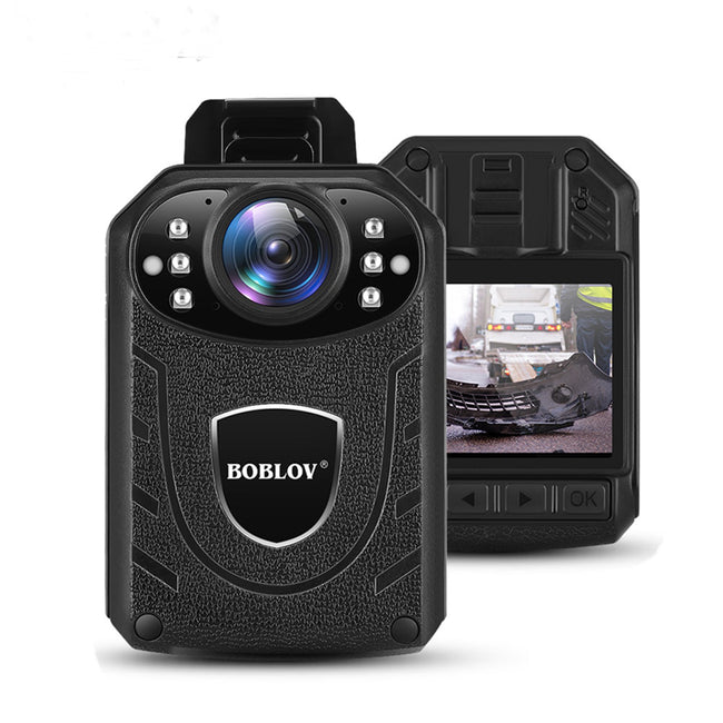 BOBLOV KJ21 Mini 1296P HD Video Recorder Police Body Camera