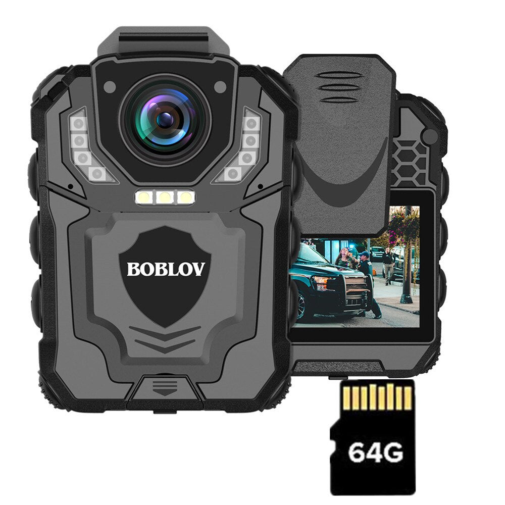 BOBLOV T5 1296P Law Enforcement Night Vision Body Camera