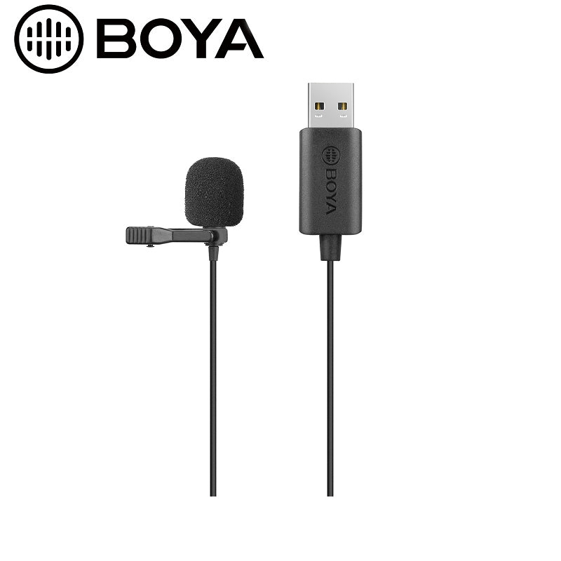 BOYA BY-LM40 USB Lavalier Microphone For Vlogging
