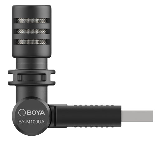 BOYA BY-M100UA USB Plug-in Miniature Microphone