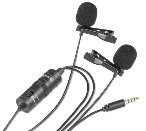 BOYA BY-M1DM 4m Professional Lavalier Condenser Microphone