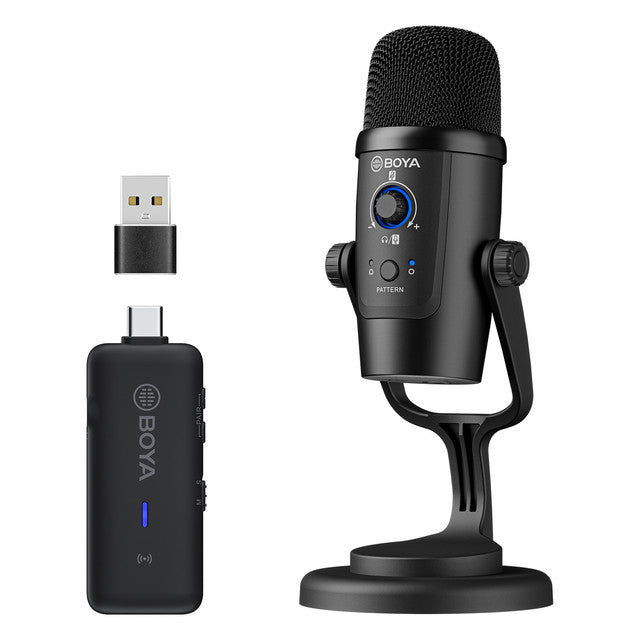BOYA BY-PM500W 2.4GHz Podcast Streaming Wireless USB Microphone