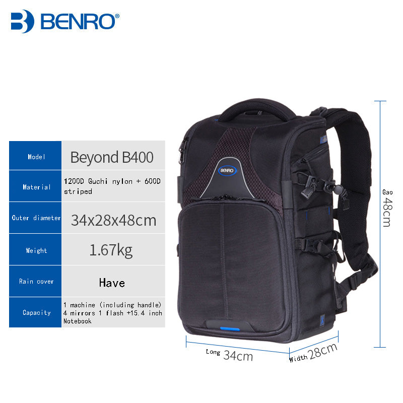 Benro Beyond Photography Kit SLR Camera Travel Backpack