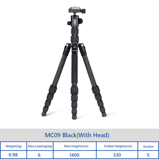 Benro MC09 Portable Travel SLR Camera Tripod