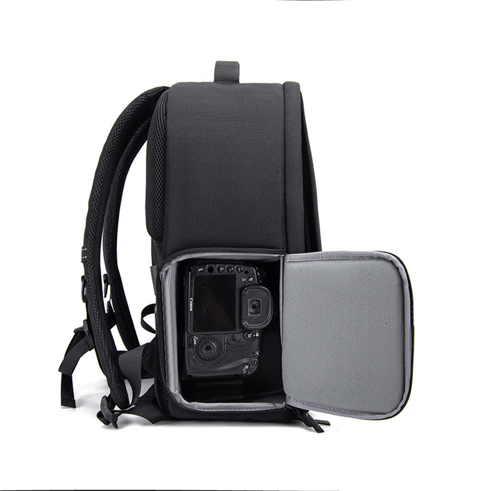 CADEN D10 Black Large Capacity Shockproof DSLR Cameras Backpack