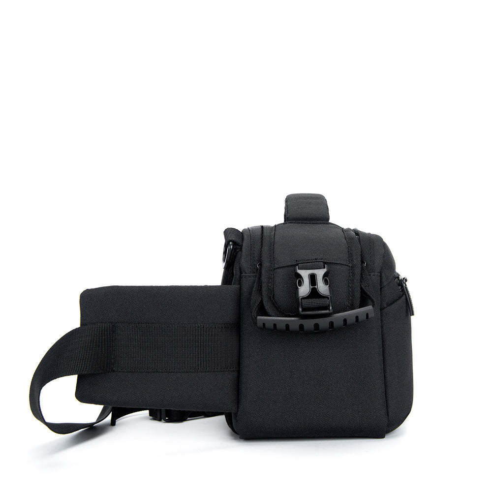 CADEN D36 Black Camera Sling Anti-shock Waist Backpack