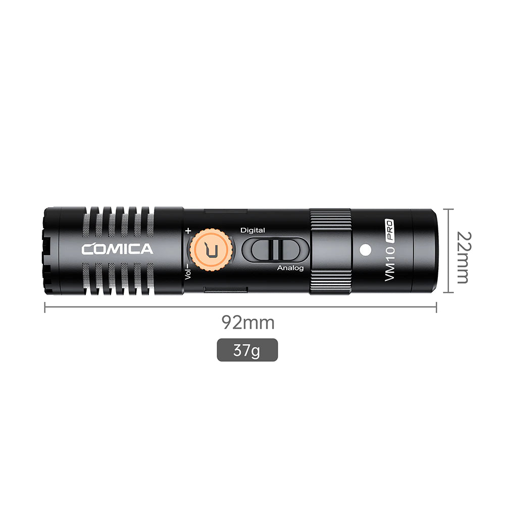 COMICA VM10 PRO Mini Cardioid Digital shotgun Microphone