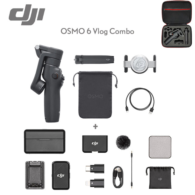 DJI Osmo Mobile 6 3-Axis Stabilization handheld gimble for smart phones
