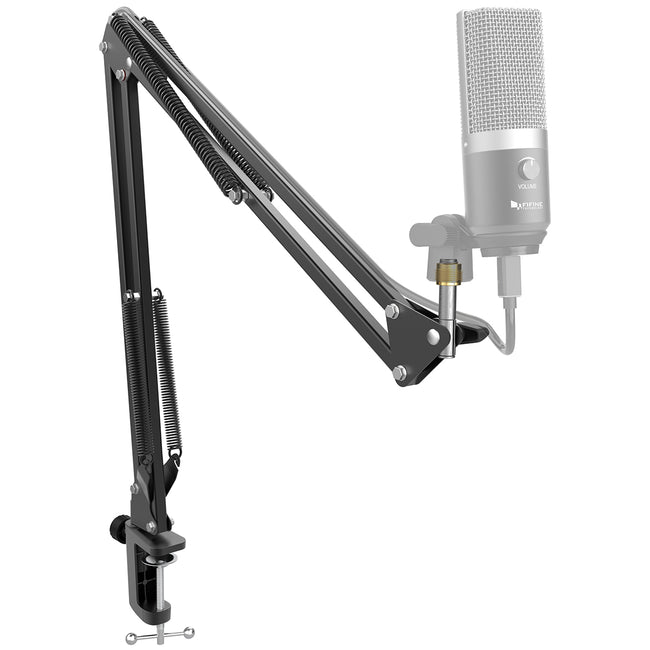 FIFINE K690 Adjustable Microphone Suspension Boom Scissor Arm Stand