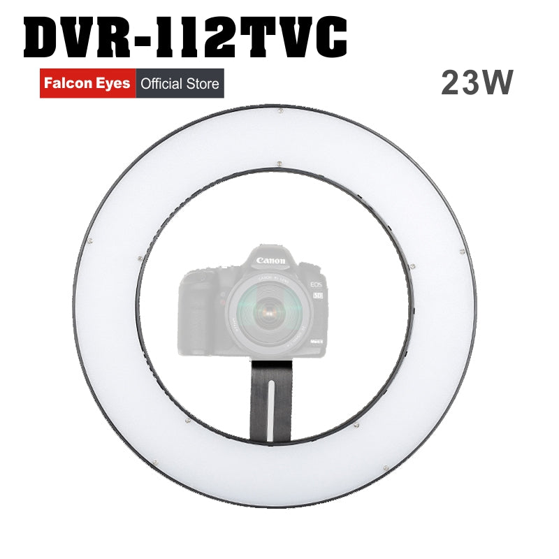 FalconEyes DVR-112TVC 23W 112 Ring LED Panel Lighting