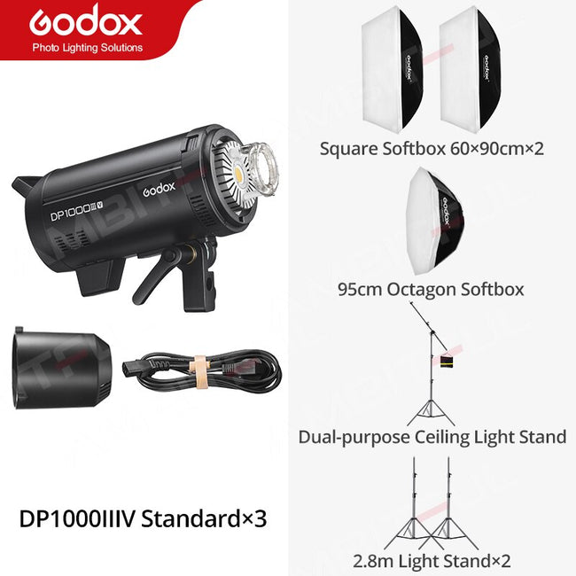 Godox DP1000IIIV  professional studio flash light for Photography