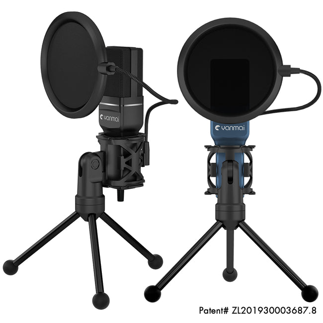 Yanmai SF-777 USB Condenser Cardiodid Studio Streaming Microphone Set
