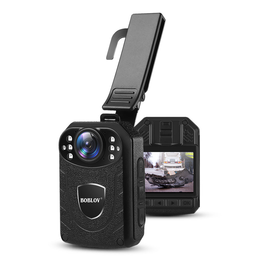 BOBLOV KJ21 Mini 1296P HD Video Recorder Police Body Camera