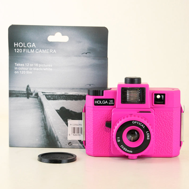 Holga 120GCFN White/Red Medium Format Film Camera