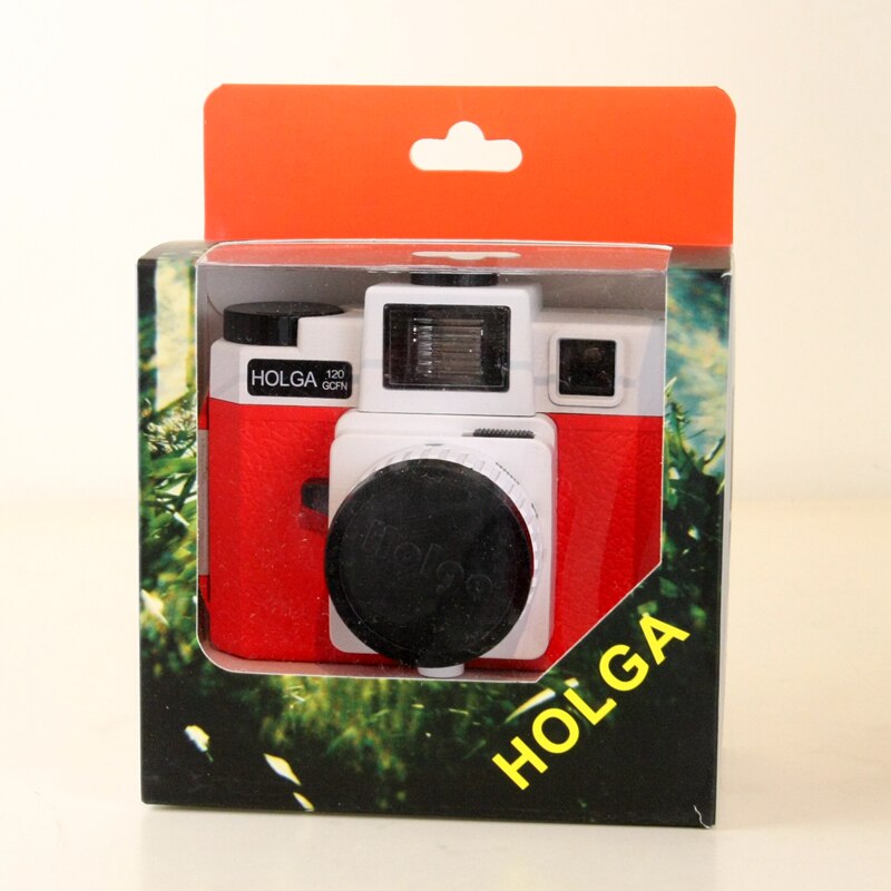 Holga 120GCFN White/Red Medium Format Film Camera