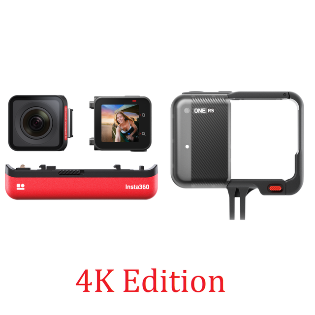 日本直販【中古美品】Insta360 ONE RS 4K EDITION　通常版 アクションカメラ・ウェアラブルカメラ
