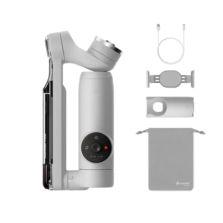 Insta360 Flow - AI-Powered Smartphone Stabilizer, Auto Tracking, 3-Axi