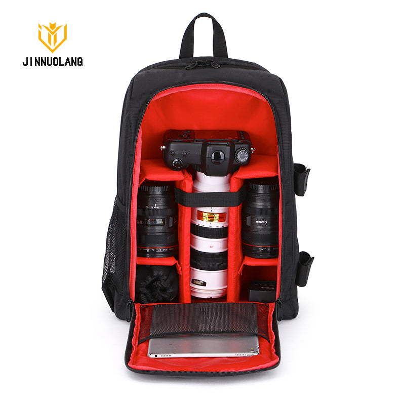 JINNUOLANG 7490 New Photographer Cameras Waterproof Backpack