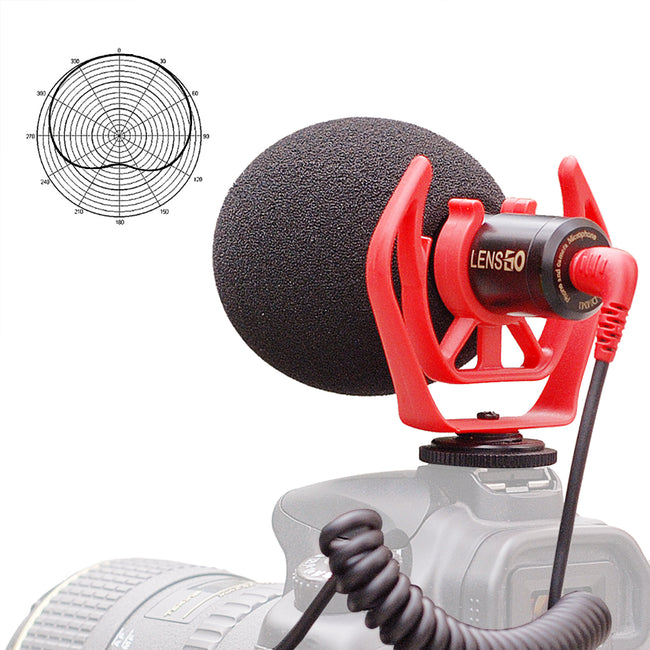 LENSGO DMM1 Mini Shotgun Microphone KIT With Tripod