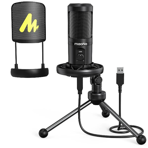 MAONO PM461 Series Professional Condenser USB Microphone for podcasting gaming