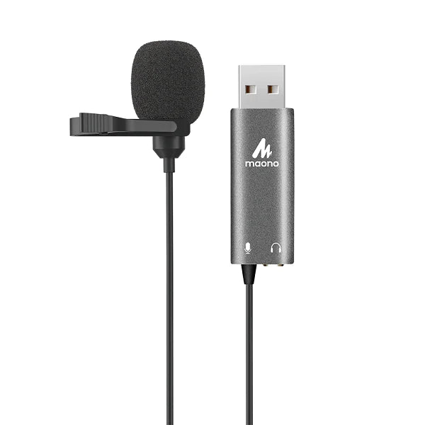 MAONO AU-UL10A/AU-UL20 USB Lavalier Microphone Plug & Play