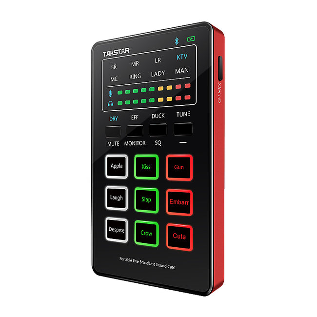 Takstar MX1 mini Portable Webcast Sound Card