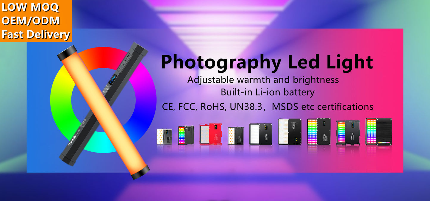 Manbily MFL-08 Ultra-thin LED RGB Bi-Color pocket light